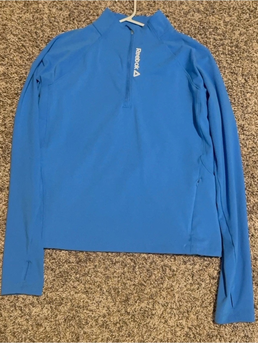 Reebok Men’s Electric Blue Long Sleeve Swim Rash Guard